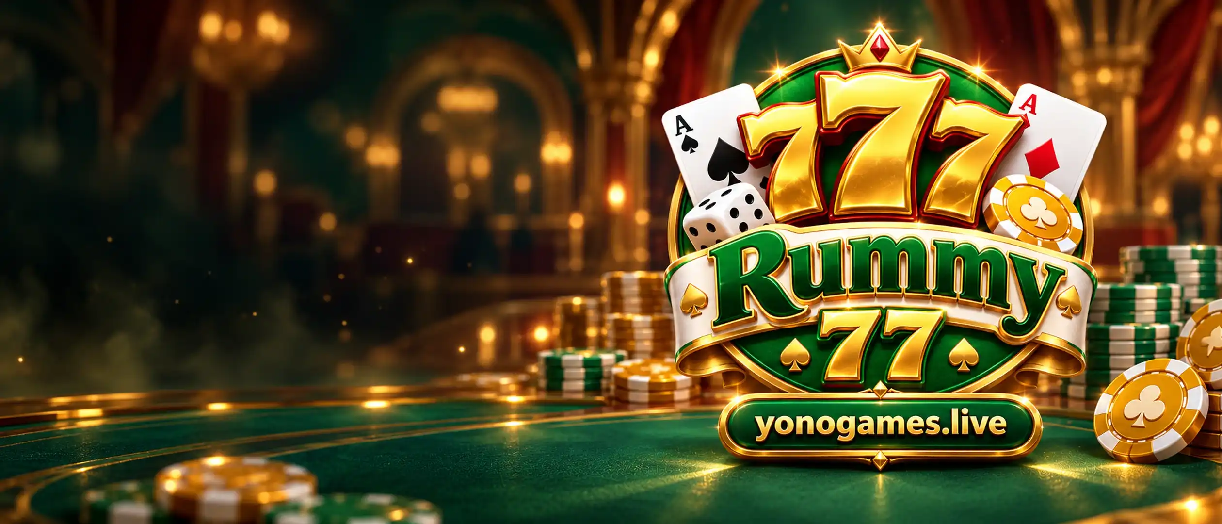 Rummy 77 game banner