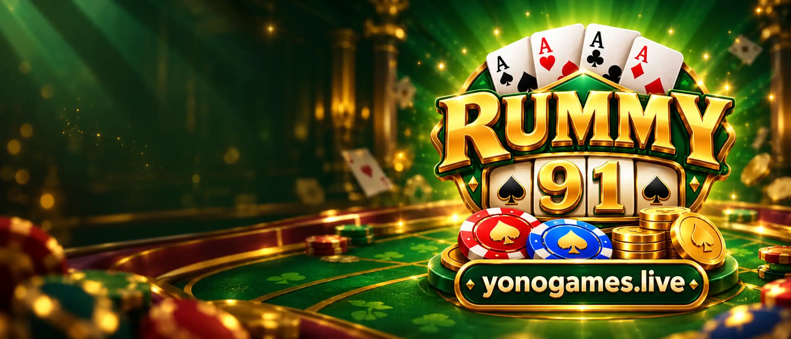 Rummy 91 game banner