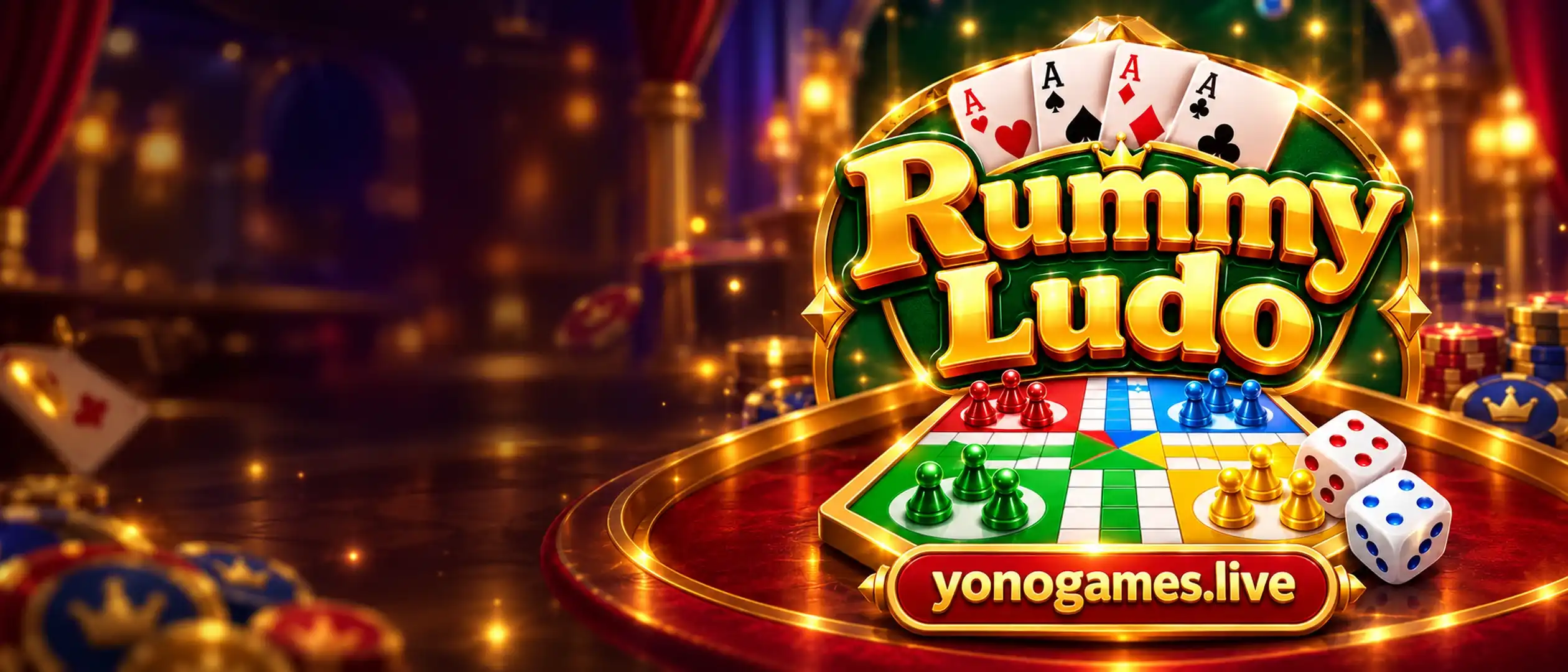 Rummy Ludo game banner